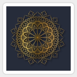 Mandala luxury golden Sticker